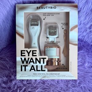 BeautyBio Face & Eye Total Rejuvenation Set - White